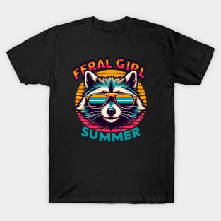 Feral Girl Summer || Raccoon T-Shirt